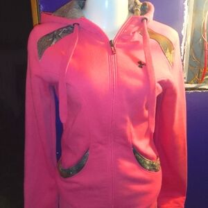 Hurley semi fitted zip up hoody sm/pp